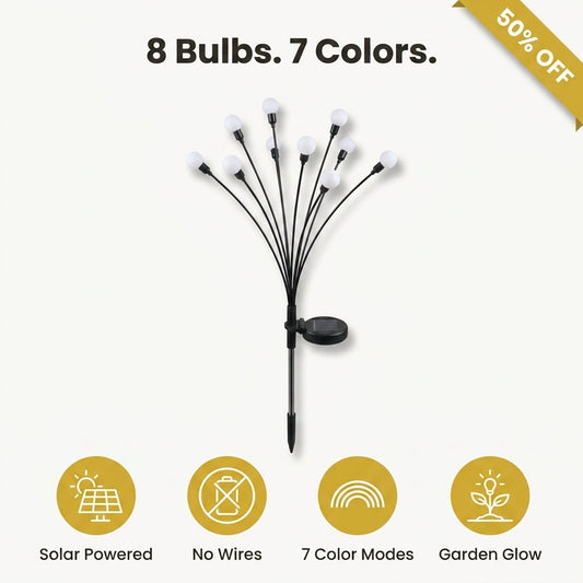 LumiFire™ Solar Firefly Garden Lights