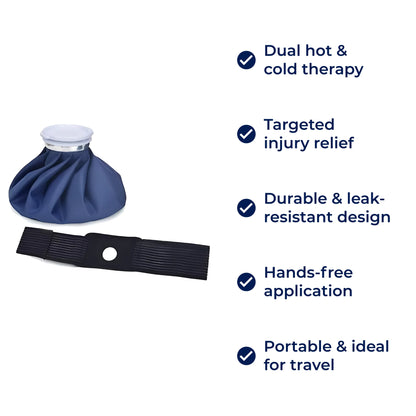 Reusable Hot and Cold Therapy Pack with Insulated Layer and Leak Proof Seal