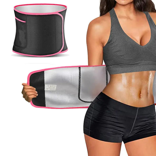 Neoprene Waist Trainer Belt with Adjustable Closure and Heat Retention for Unisex Workouts