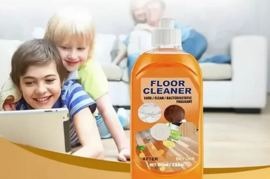 Lemon Floor Cleaner Concentrate with Plant-Based Surfactants for Multi-Surface Use, 3.38 oz