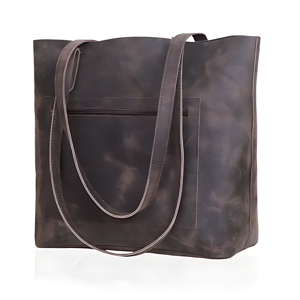 Romeo Leather Tote Bag Buffalo Hide Split Leather