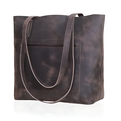 Romeo Leather Tote Bag Buffalo Hide Split Leather