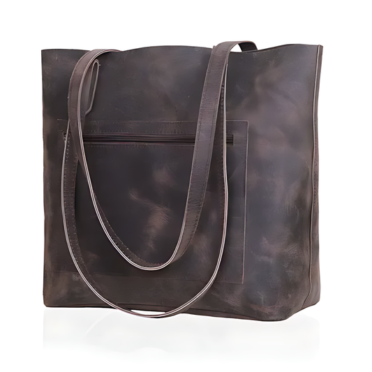 Romeo Leather Tote Bag Buffalo Hide Split Leather