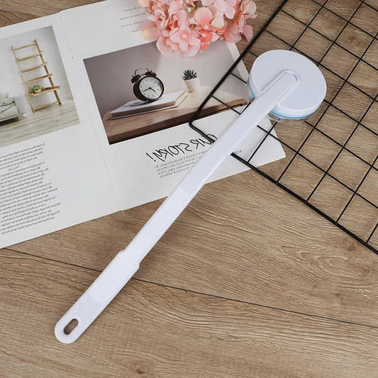 Back Lotion Applicator with Rotating Heads and Extended Handle for Even Coverage