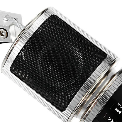 Handlebar Speaker System with Wireless Streaming and FM Radio for Motorcycles